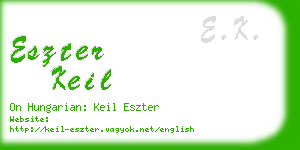 eszter keil business card